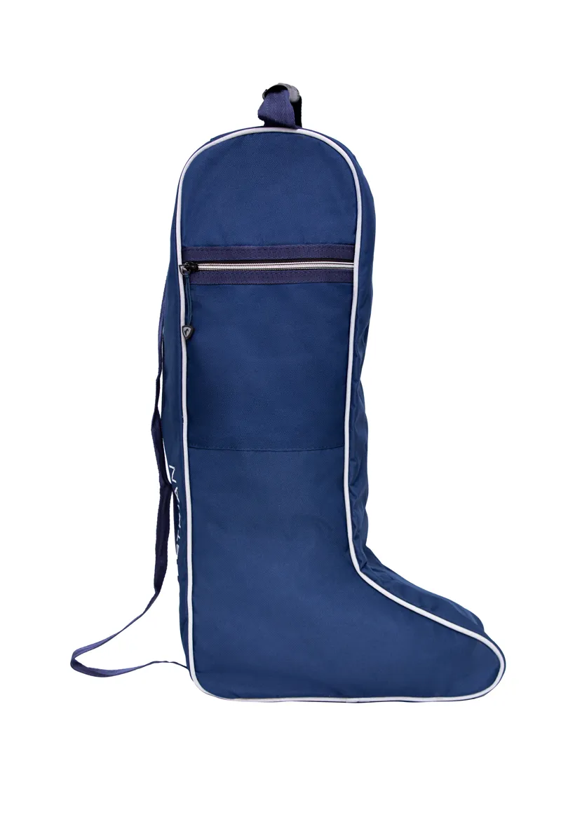 Hy Equestrian Boot Bag - Navy/Grey-1